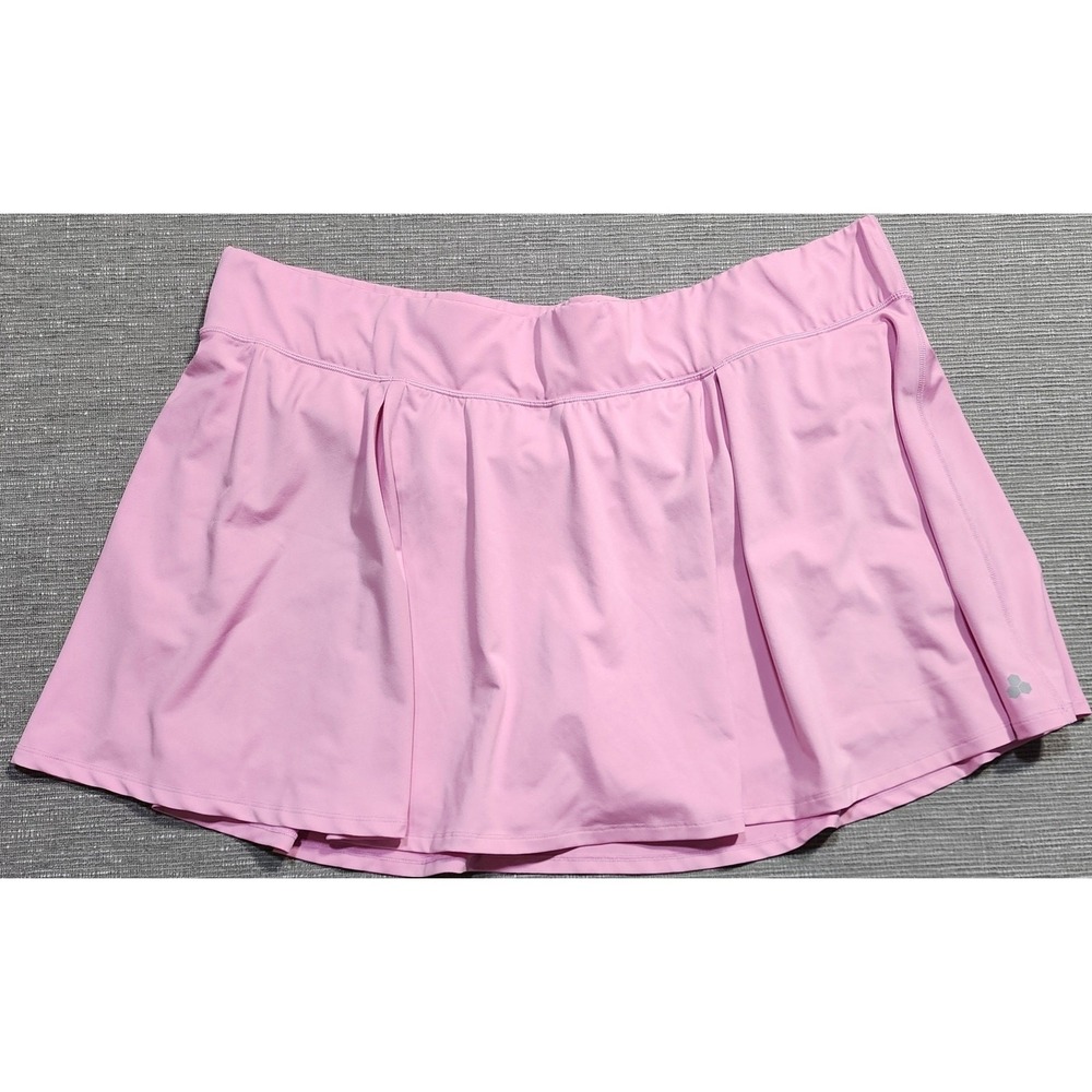 Tek Gear Athletic‎ Skort Women's 4X Pink Built-In Shorts Pockets